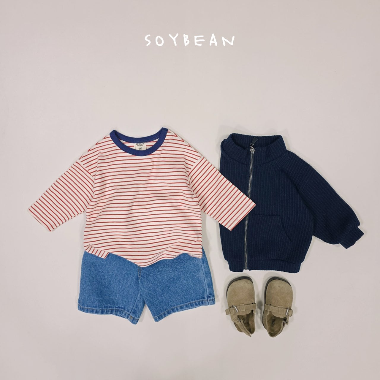 B651【即納】captain stripe t-shirt
