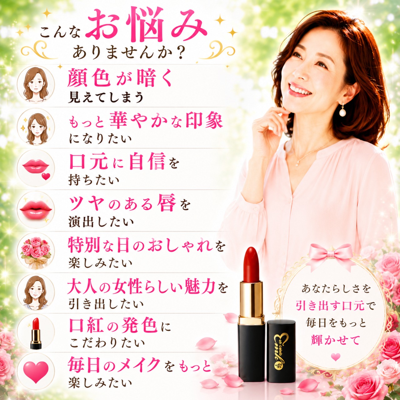 ohセレブ近未来メイクルージュ レッド|【銀座まるかん】・画像2