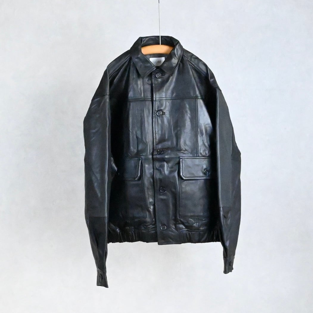 25AW》【YOUSED】 FRENCH ANTIQUE LEATHER JACKET フレンチ