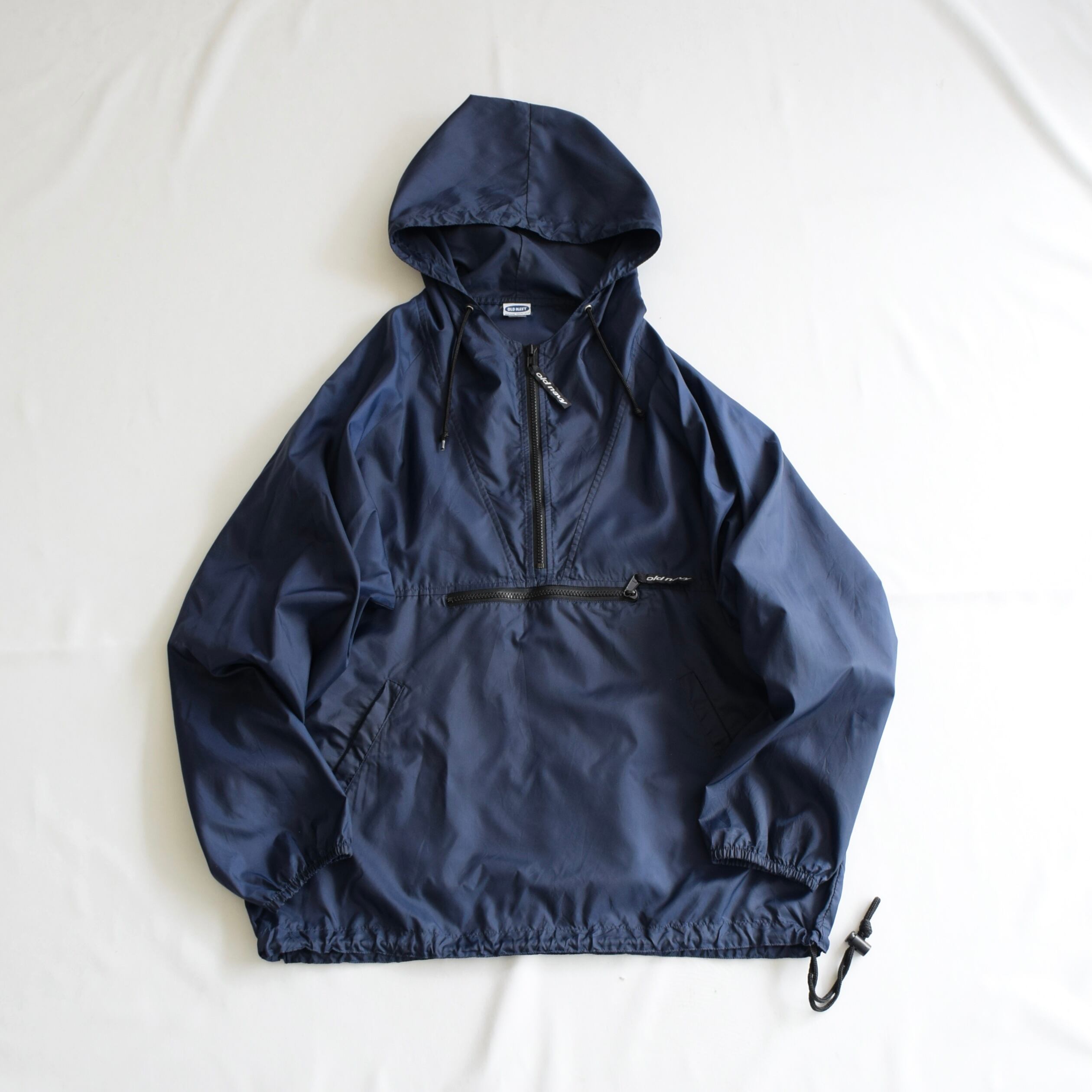 00's OLD NAVY アノラックパーカー メンズ S ネイビー オールド
