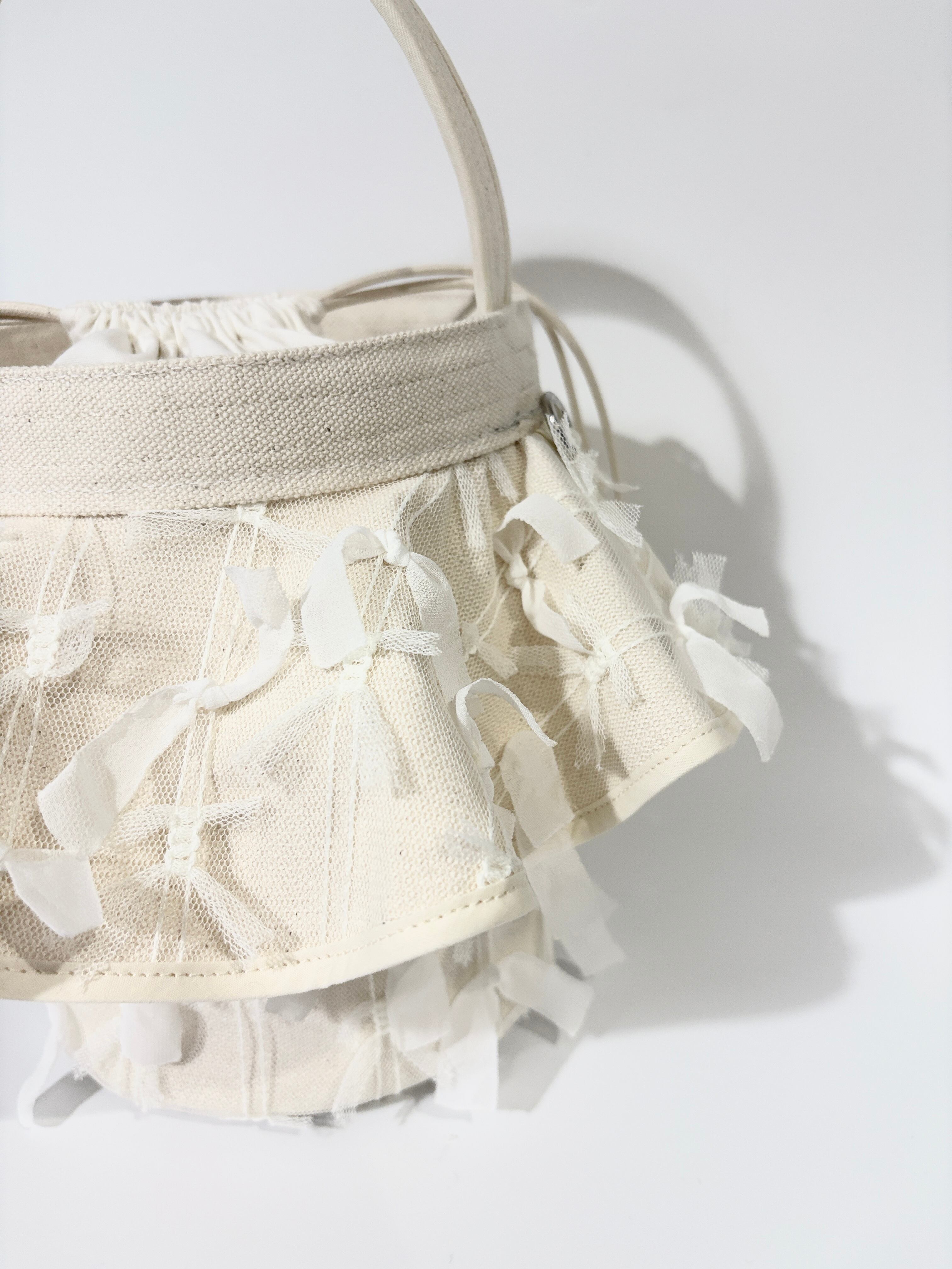 【リボンヤーン2WAYフリルバッグ】/1B0325