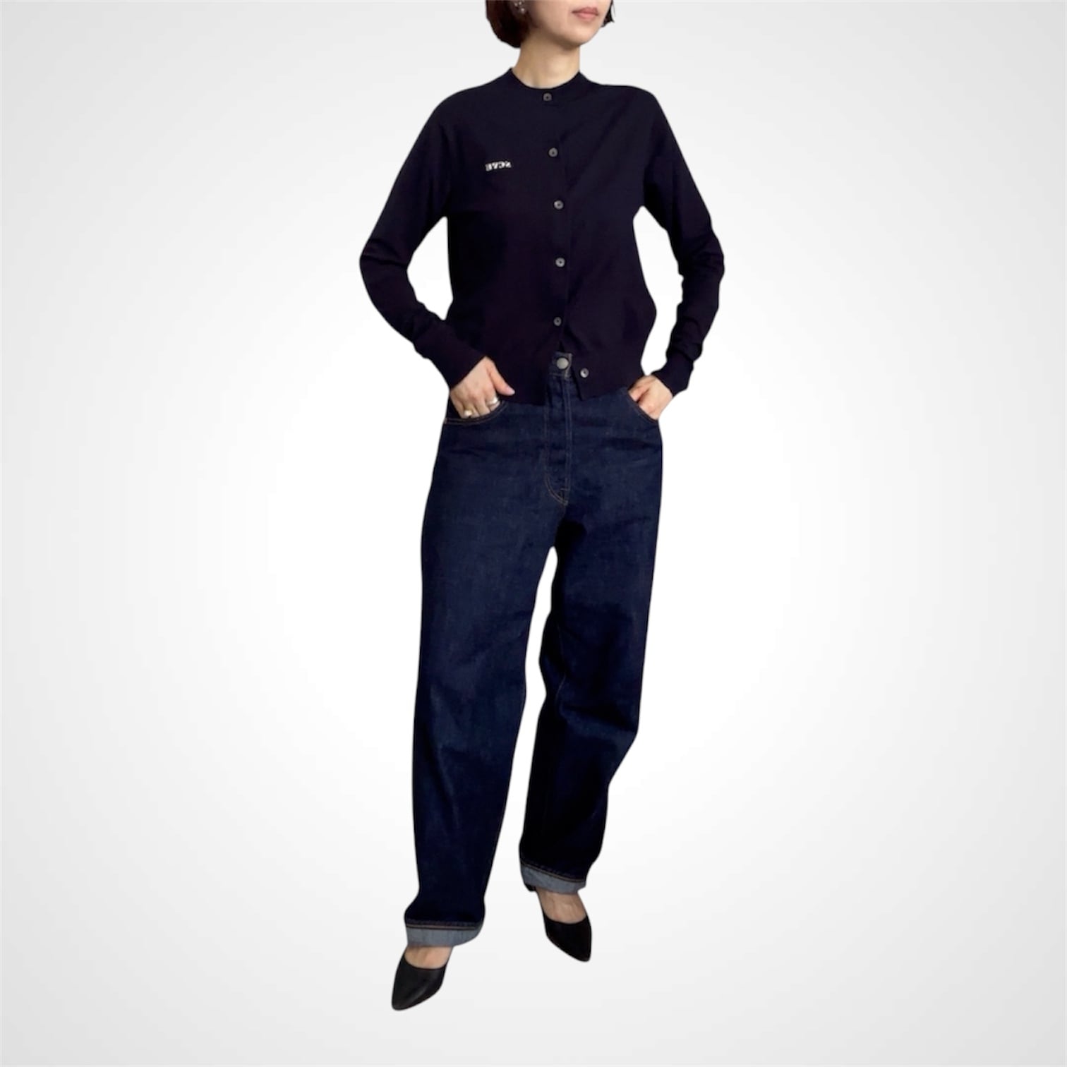 scyebasics Selvedge Denim Baggy Jeans