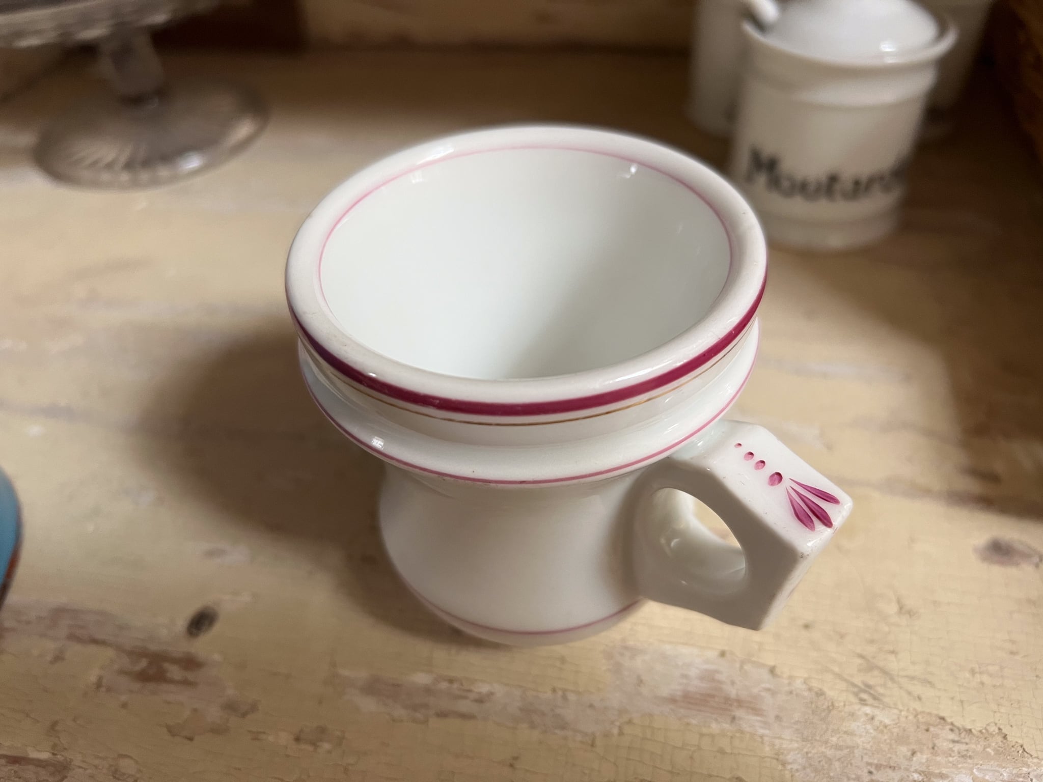 ナポレオン三世時代の ブリュロ カップ フレンチアンティーク ブロカント