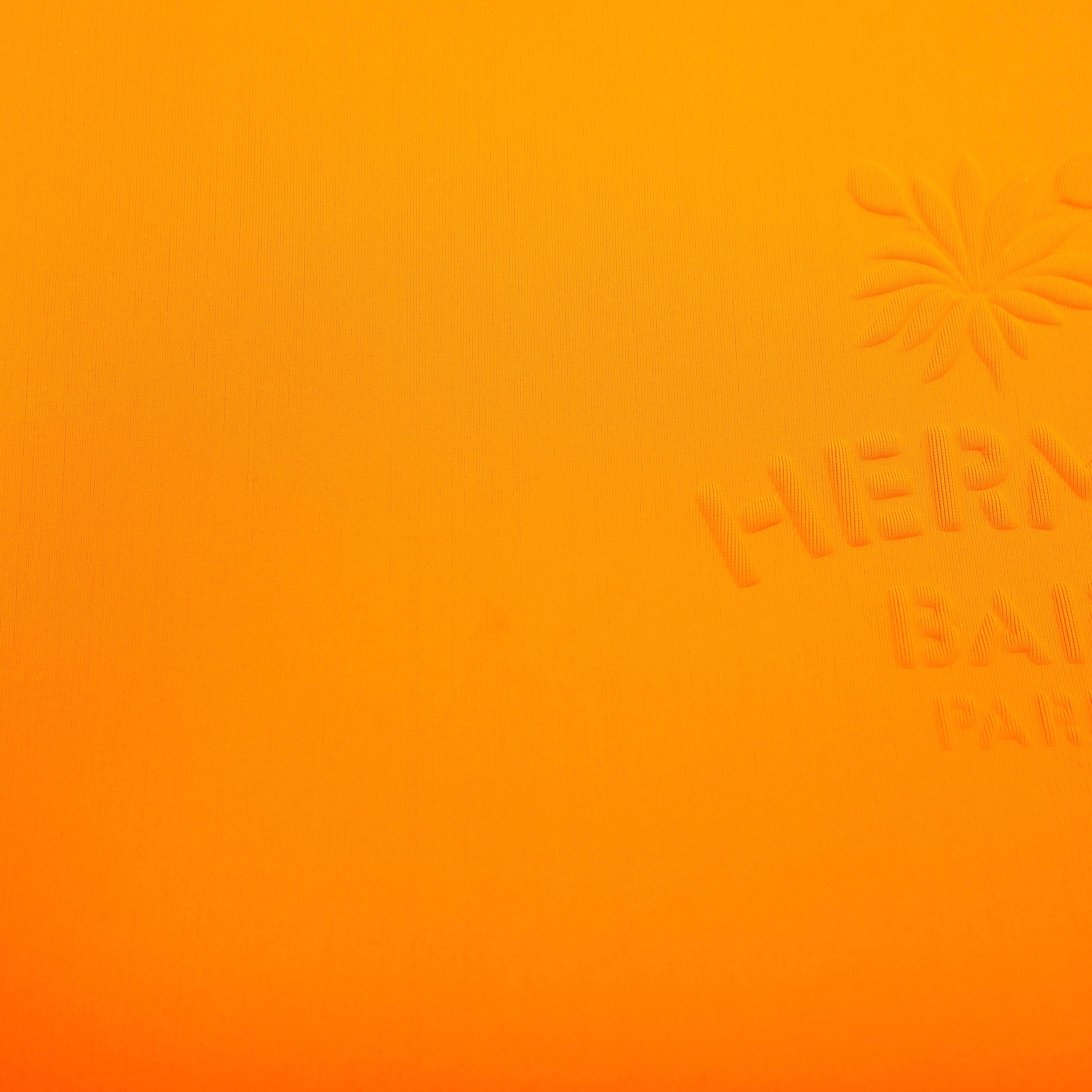 HERMES ネオバン・レオパード MM ポーチ ネオプレン オレンジ エルメス