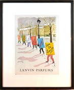 LANVIN-ランバン parfums カラフルポスター