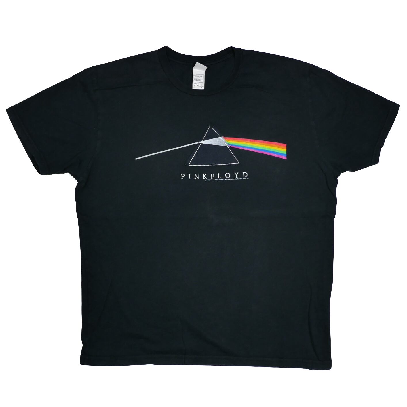 USED【L】00s PINK FLOYD Dark Side of the Moon 狂気 Patch Tee / ANTHILL ROCKWARE ©2005