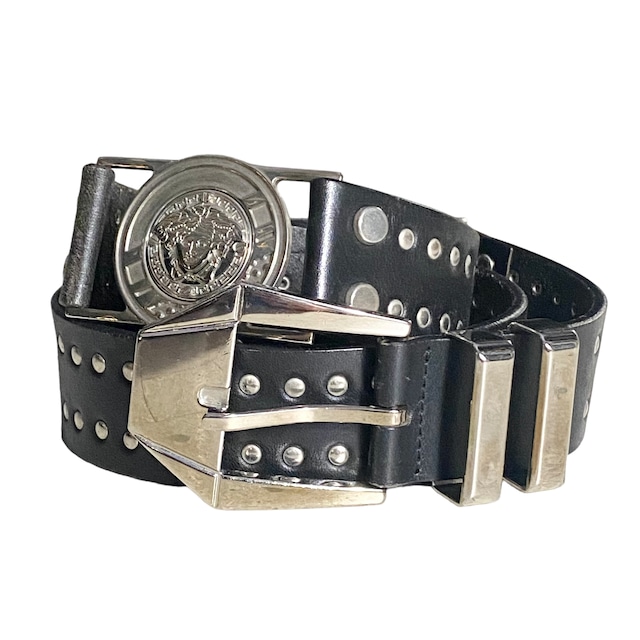 VERSACE studs belt