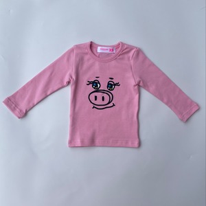 [受注生産] FACE SLIM T - Pink