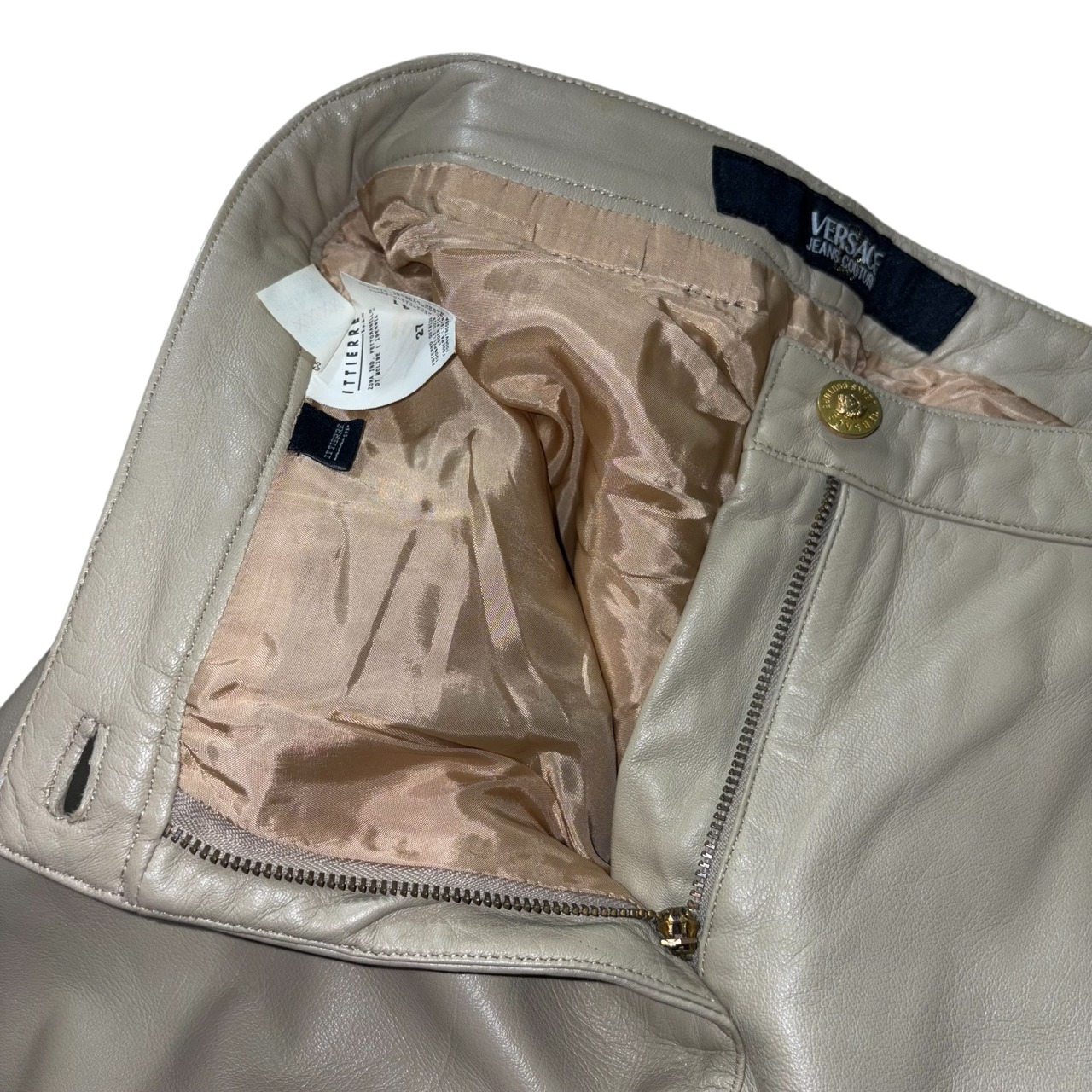 vintage VERSACE JEANS COUTURE leather pants