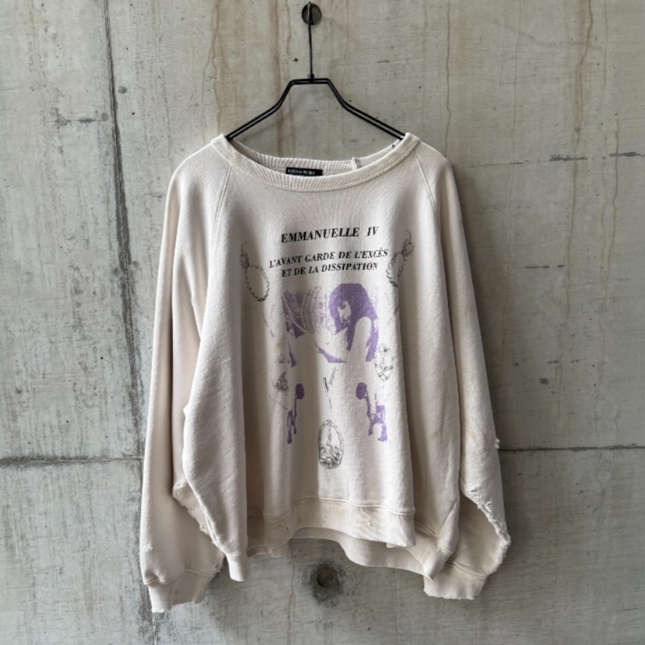 【Enfants Riches Déprimés】Emmanuelle IV Raglan Crewneck - 1