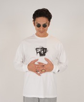 SKULL PRINT LONG SLEEVE［HSC017］
