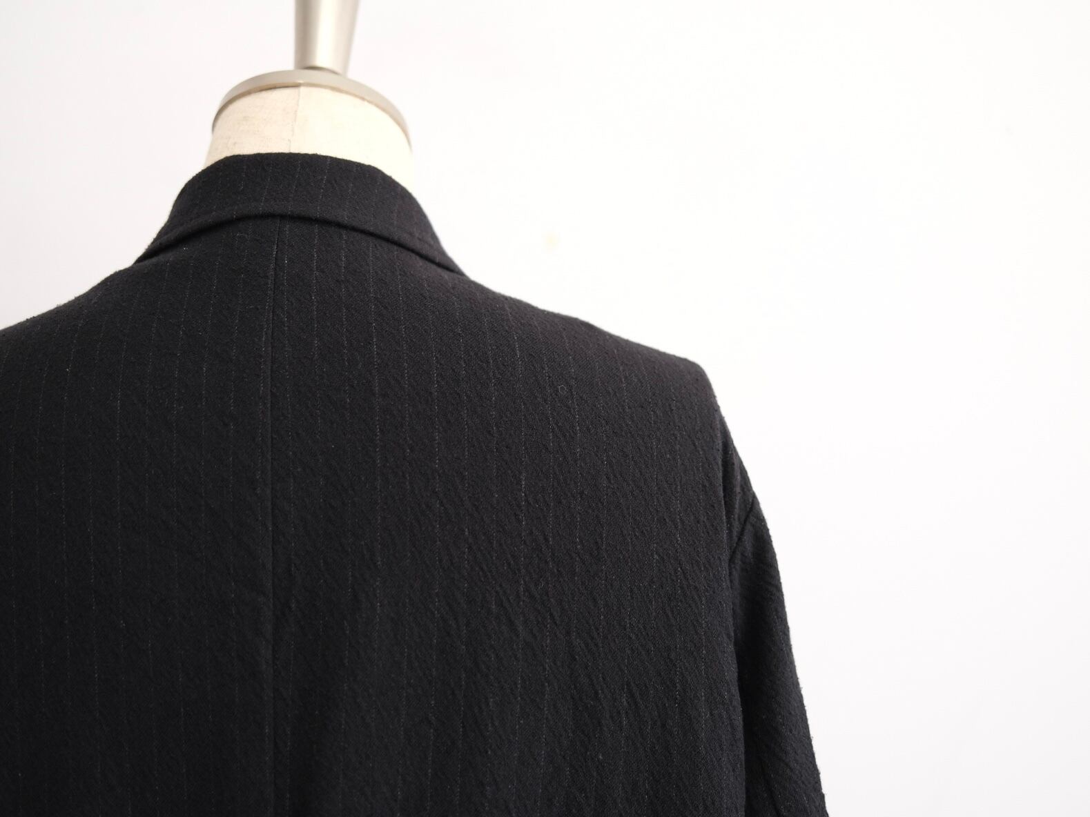 ジャケット・アウター ULTERIOR WASHED WOOL SILK STRIPE 4 WASHED