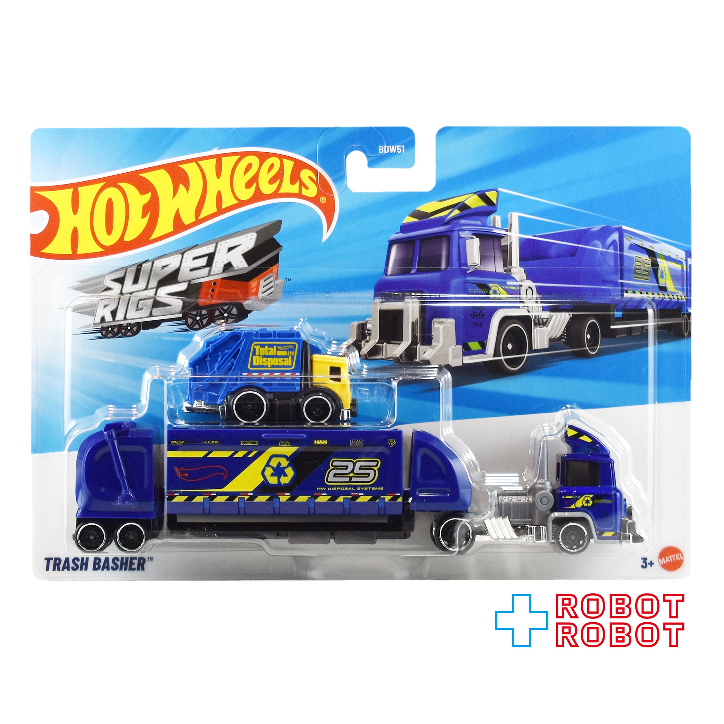 ⚫️ ホットウィール 2026 スーパーリグ トラッシュバッシャー 1/64