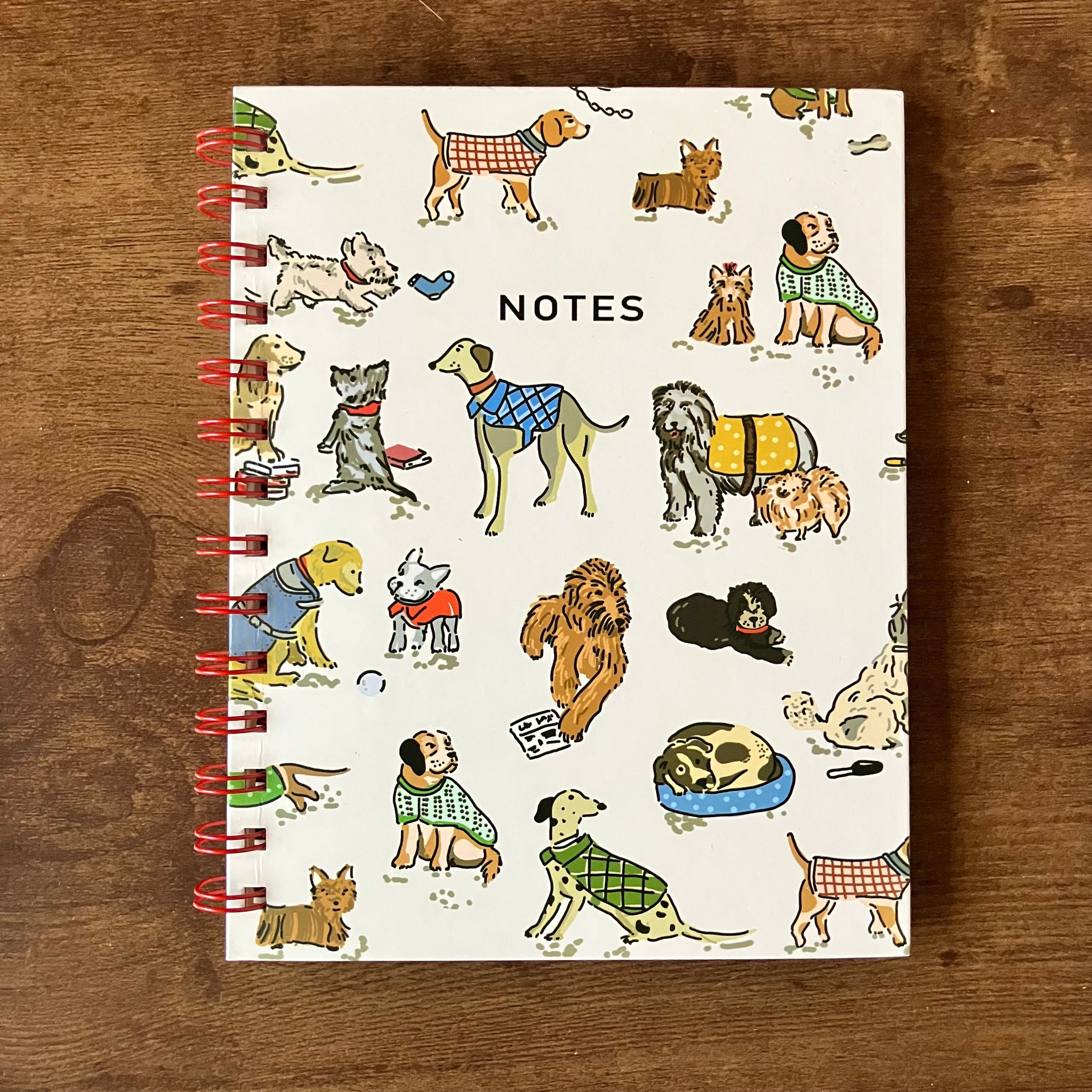 犬柄リングノート　輸入品