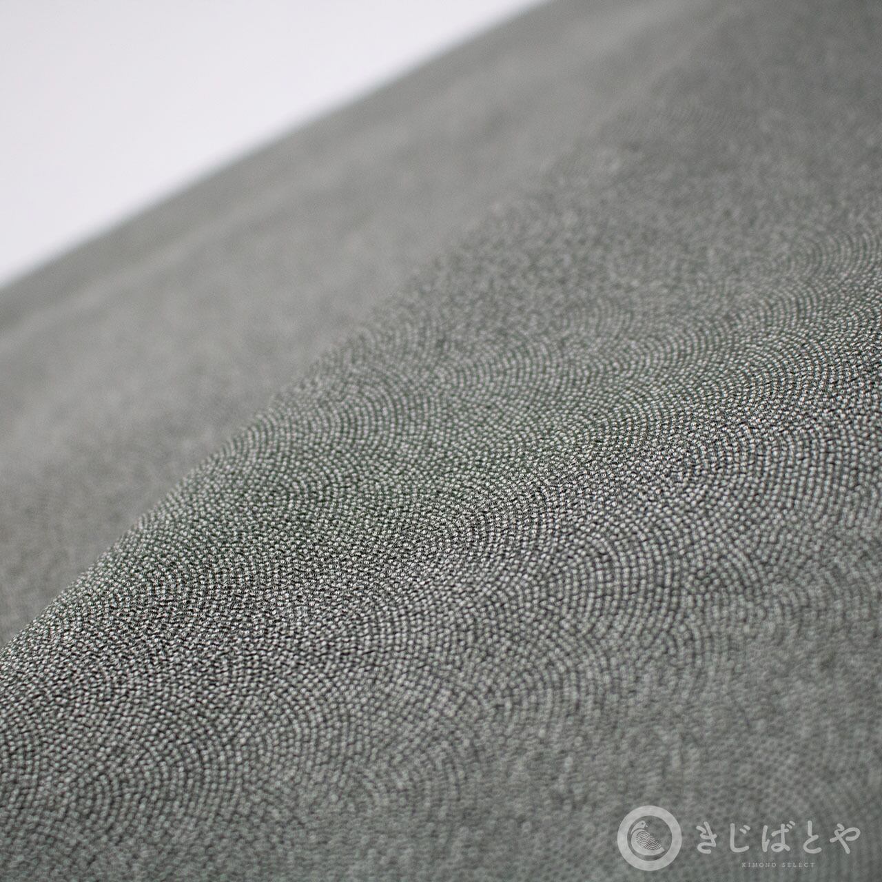 N様ご予約品】正絹 鈍色の江戸小紋 極鮫 紋入り 袷 | きじばとや