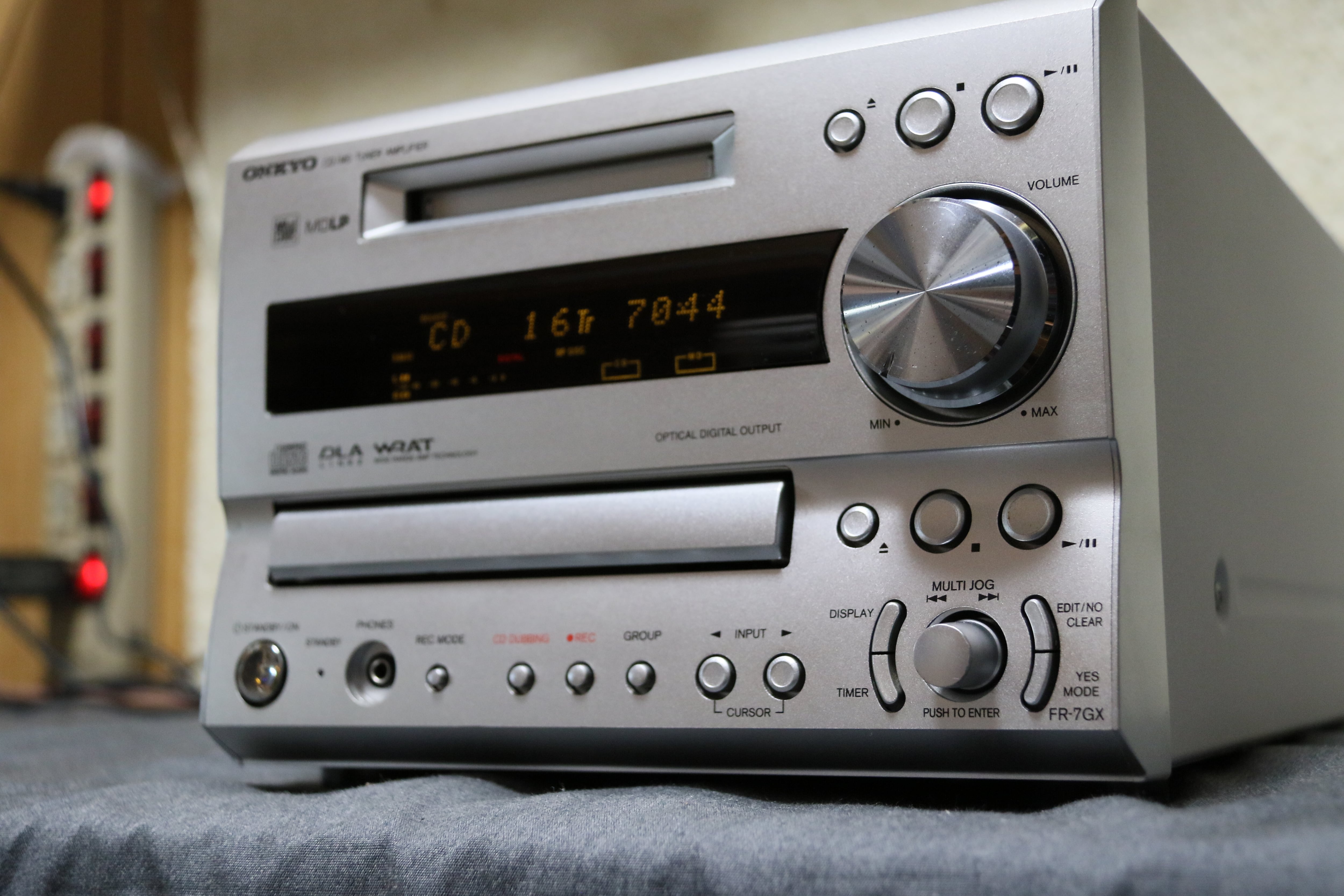 状態良好！ミニコンポの基準機！】ONKYO FR-7GX ユニット単体 MD/CD 