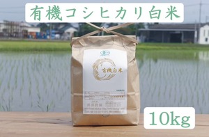 【10kg】有機コシヒカリ白米