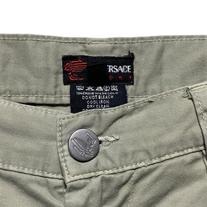 vintage VERSACE SPORT logo embroidery cotton twill pants