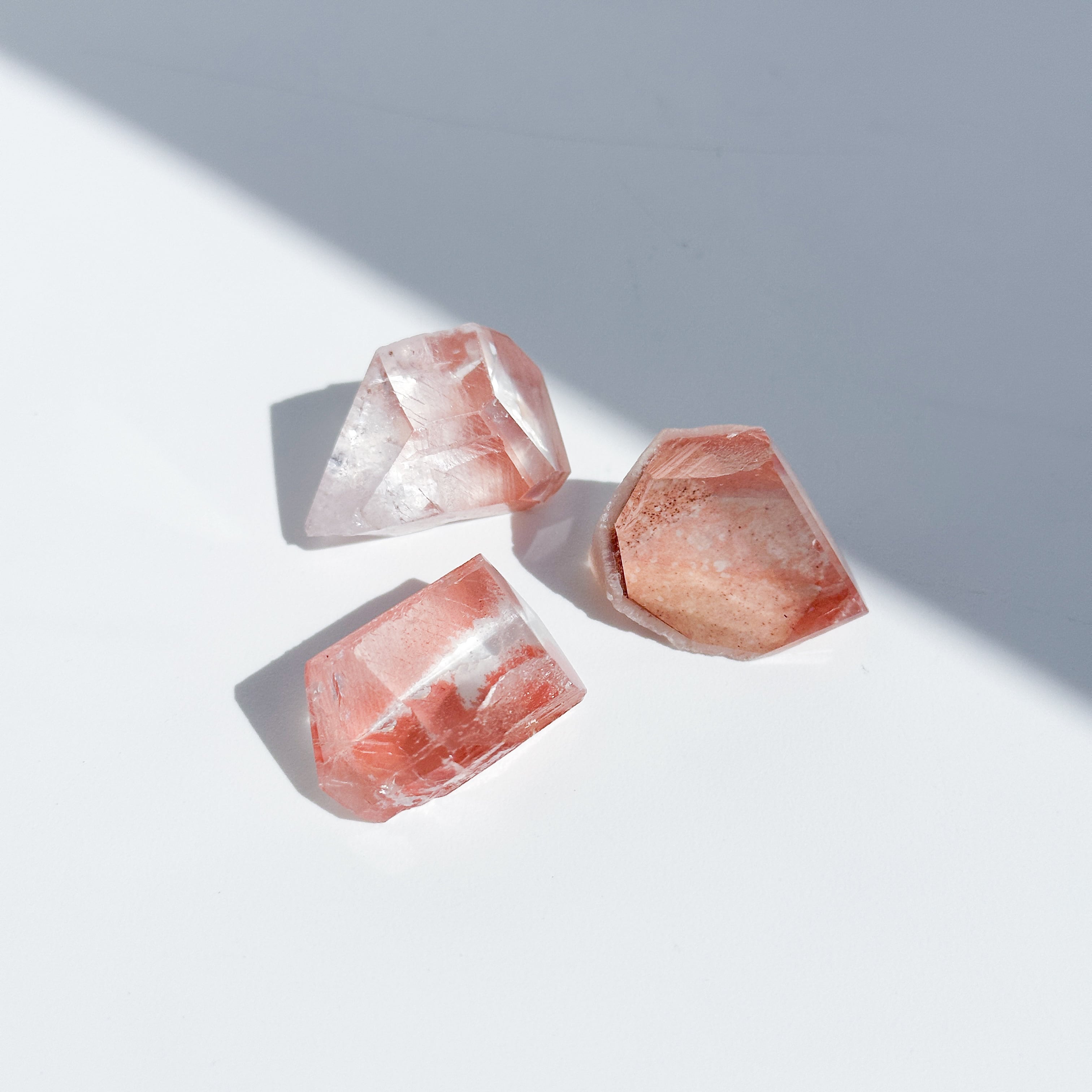 セーラ・デ・カブラル産ピンクレムリアン フリーフォーム 3個set 01◇ Pink Lemurian ◇天然石・パワーストーン