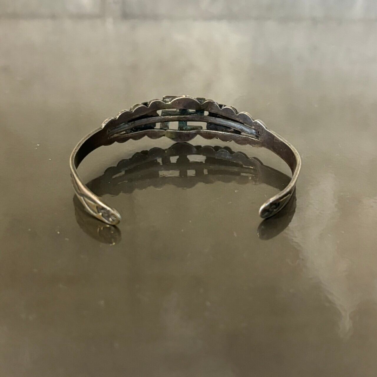 20's~40's vintage navajo 逆卍 ターコイズバングル | one day store