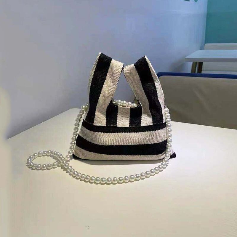 パールストライプショルダーバッグ 2368