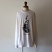the otus. " DEVIL FISH MAN" Print L/S Tee ( WHT )"