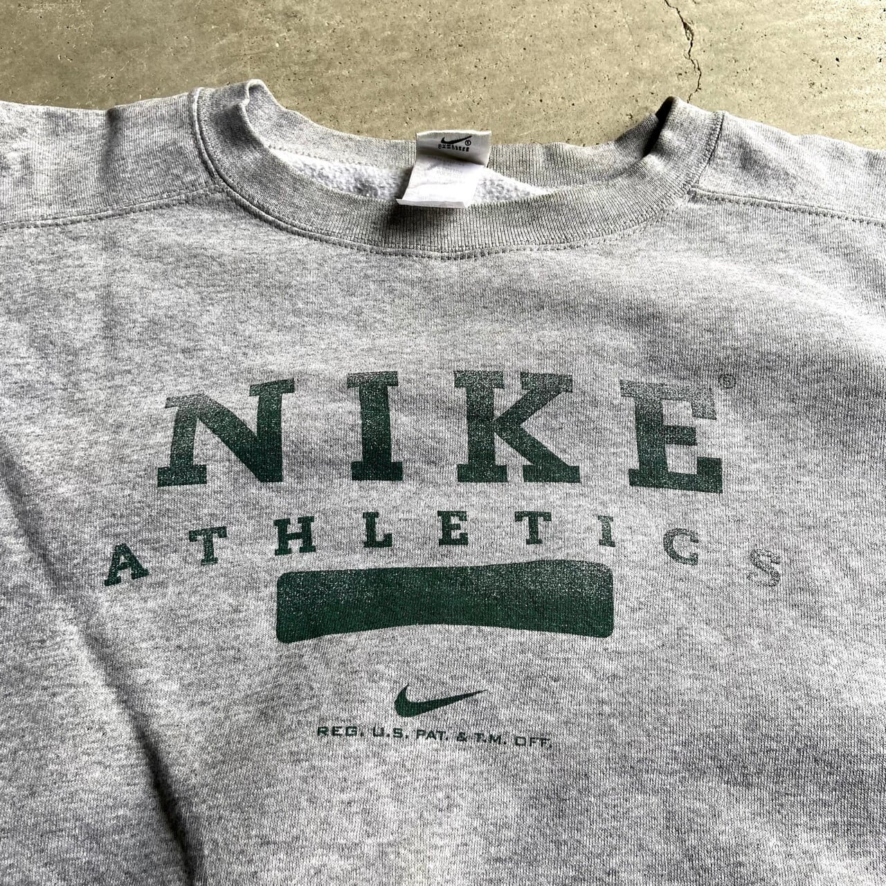 【美品】ナイキ×アメリ代表/スウェットシャツ/ジャージ/L 古着ビンテージ 古着 70s USA製 NIKE ロゴ プリント サイド パイピング デザイン