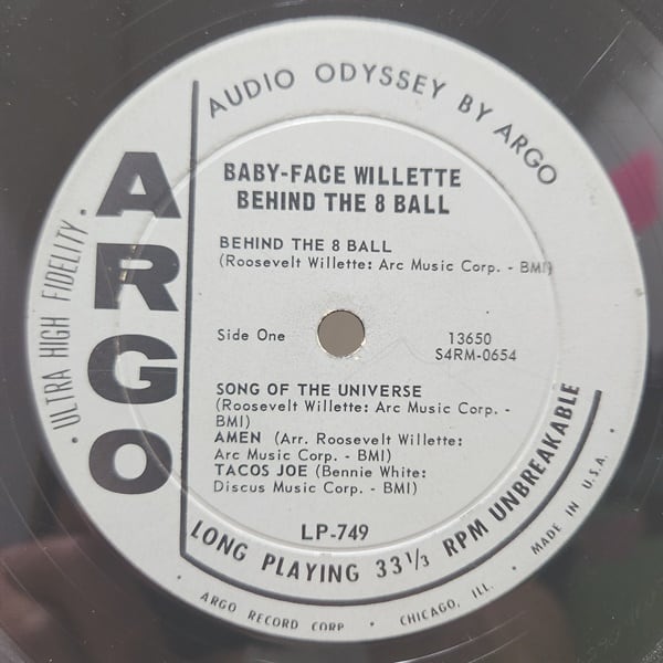 'Baby Face' Willette / Behind The 8 Ball [LP-749] - 画像3