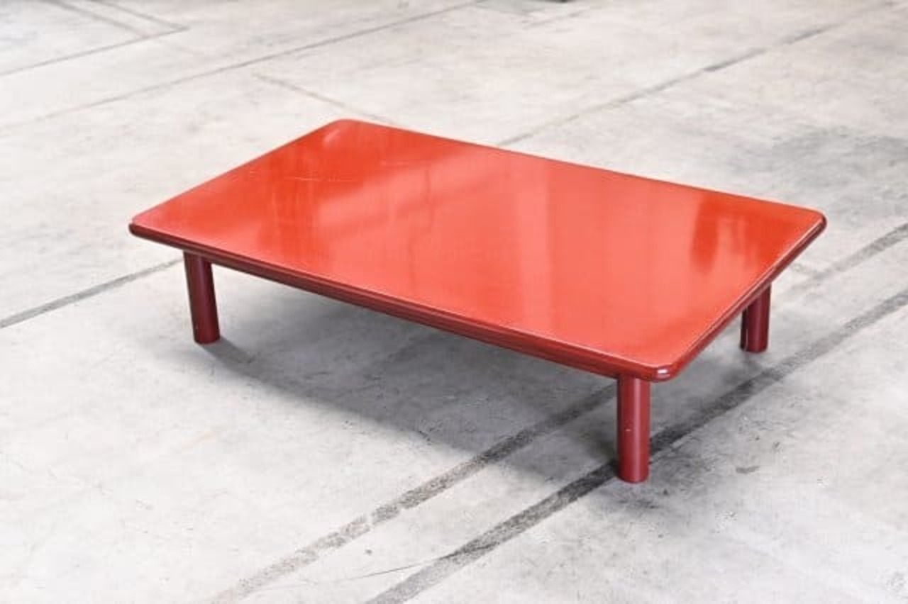 MORISHIGE/モリシゲ 34万「斉水」座卓 漆塗り ローテーブル 和家具 モリシゲイズム 和室 ダイニング 後藤塗 リビング 伝統工芸品 高級【中古家具/中古インテリア/USED家具ユーズド家具/リサイクル】