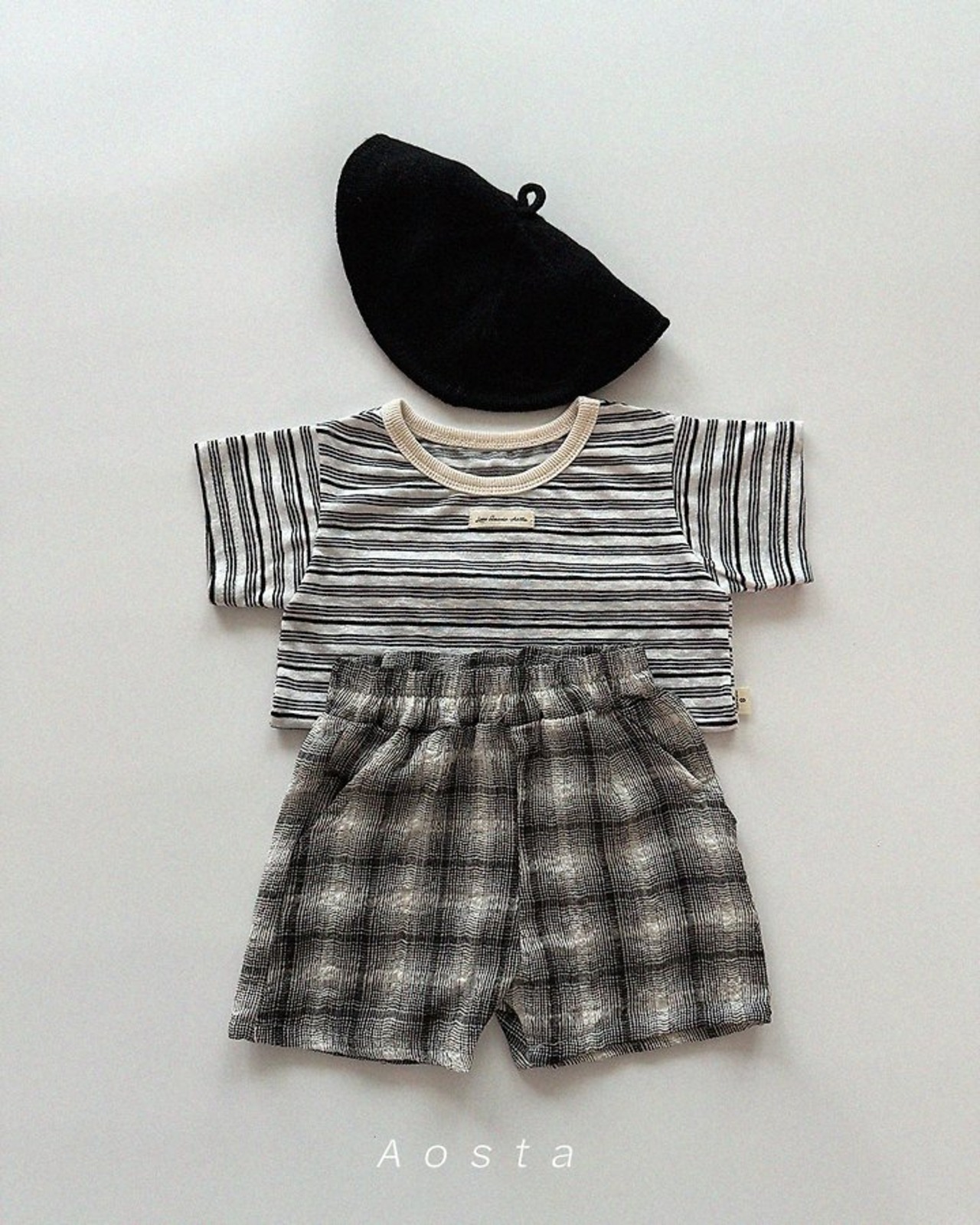 [Aosta] Check Shorts / [아오스타] 체크반바지