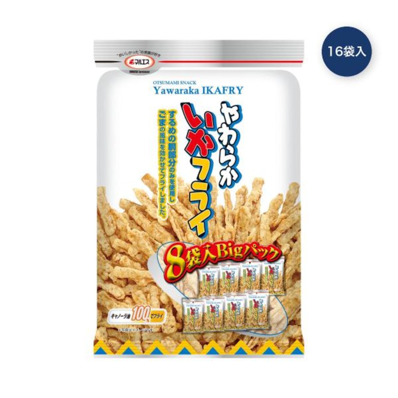 【2セット】マルエス やわらかいかフライ 22g x 16袋
