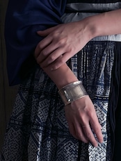 Sipsongpanna × tay/Thai Silver bangle