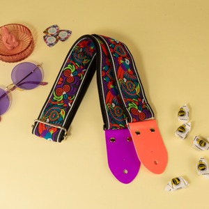 ネオンバードギターストラップ