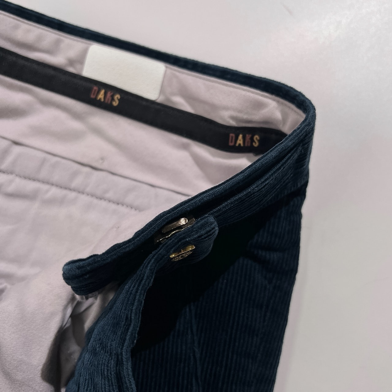 DAKS ダックス DUCA VISCONTI di MODRONE アジャスター付き ツータック コーデュロイ パンツ ボトムス 100 /大きいサイズ