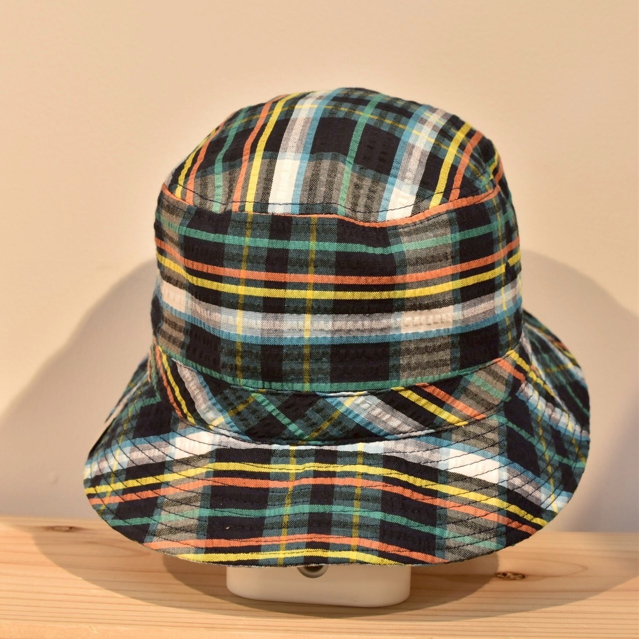 【gifthatオリジナル】 Gift hat check s/s bucket hat 全3種