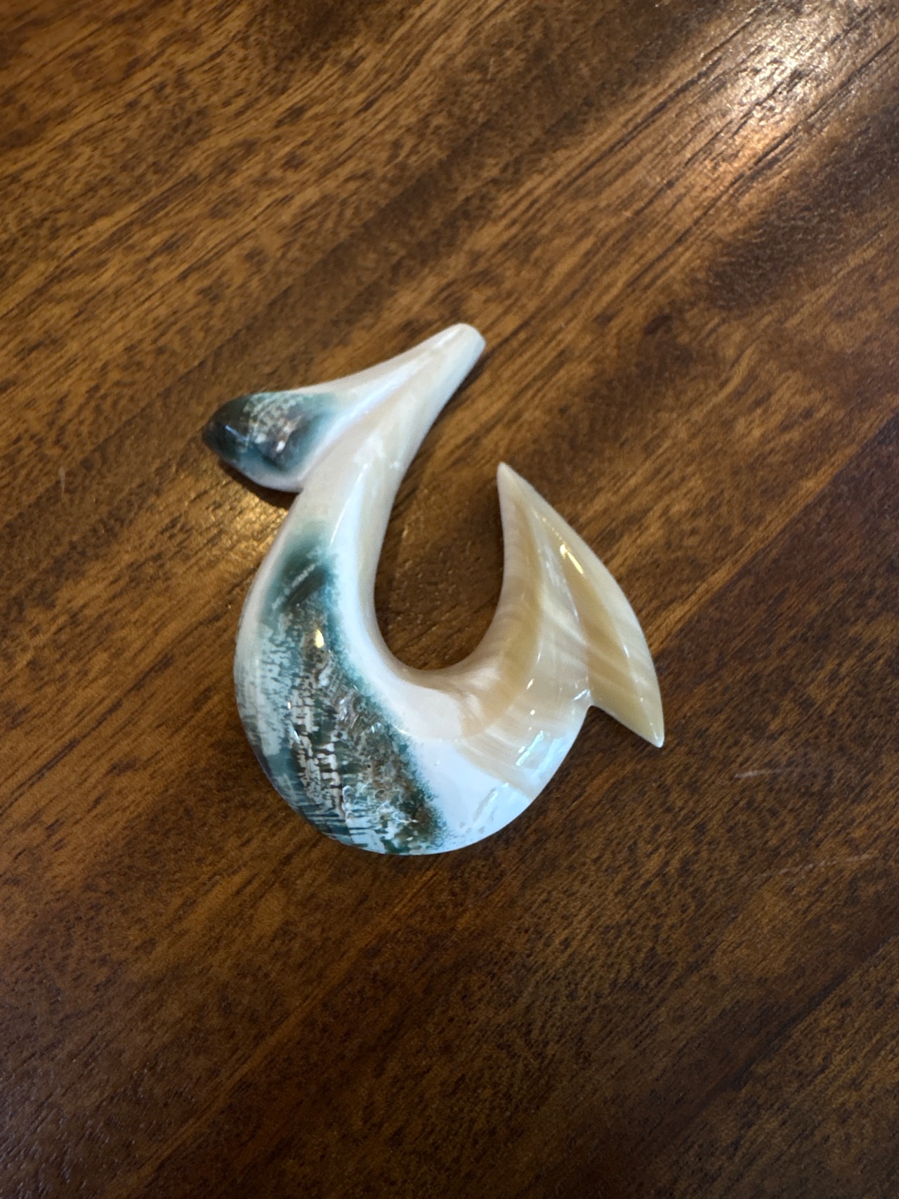 夜光貝フィッシュフック　トップのみ