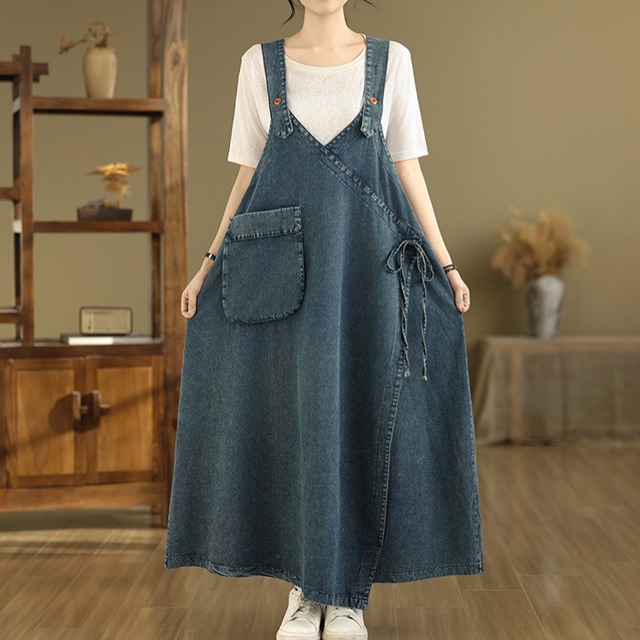 フェイクラップジャンパースカート10948