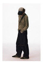 CONP Drawstring Long Sleeve Top