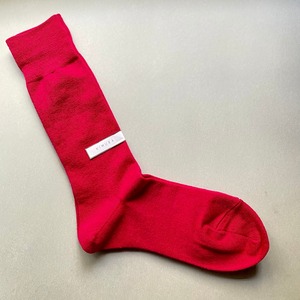 KIMURA｀｜ MERINO WOOL SOCKS 22-24cm Crimson
