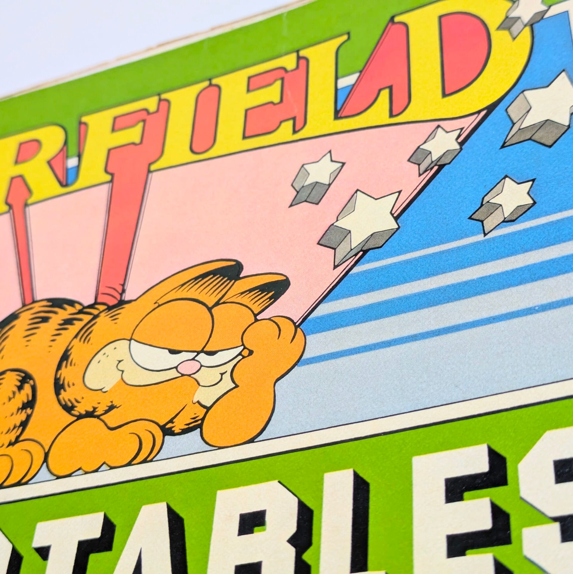 ☆ VINTAGE 1980年代初期 ☆【 Garfield ( ガーフィールド ) 】『 GARFIELD COLLECTABLES 』 収納箱 / ディスプレイボックス / お道具箱 / ステーショナリー 〚アメリカン雑貨 アメトイ〛