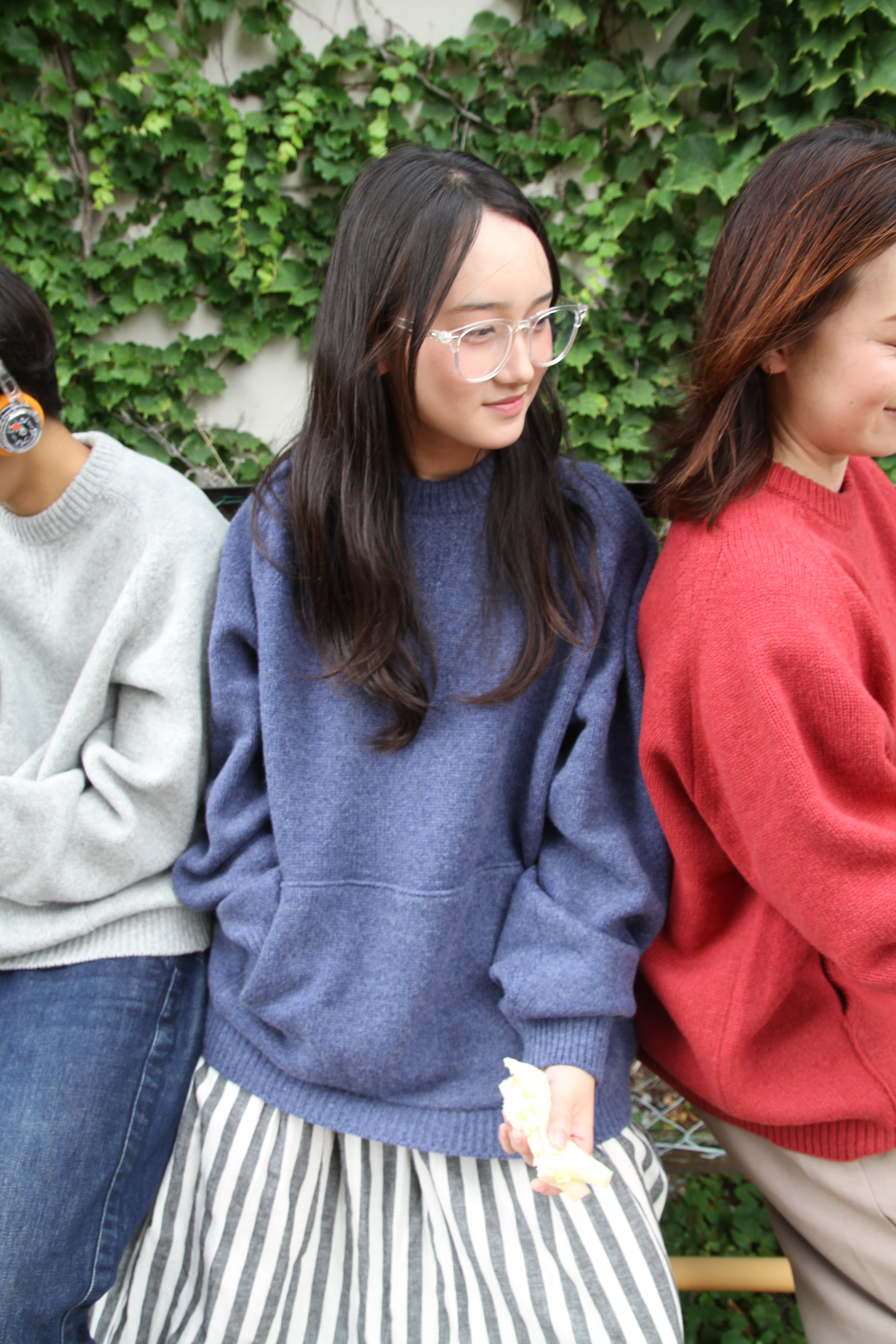 【9月下旬WEB先行販売】スエットみたいに着れるプルオーバー（ブルー）