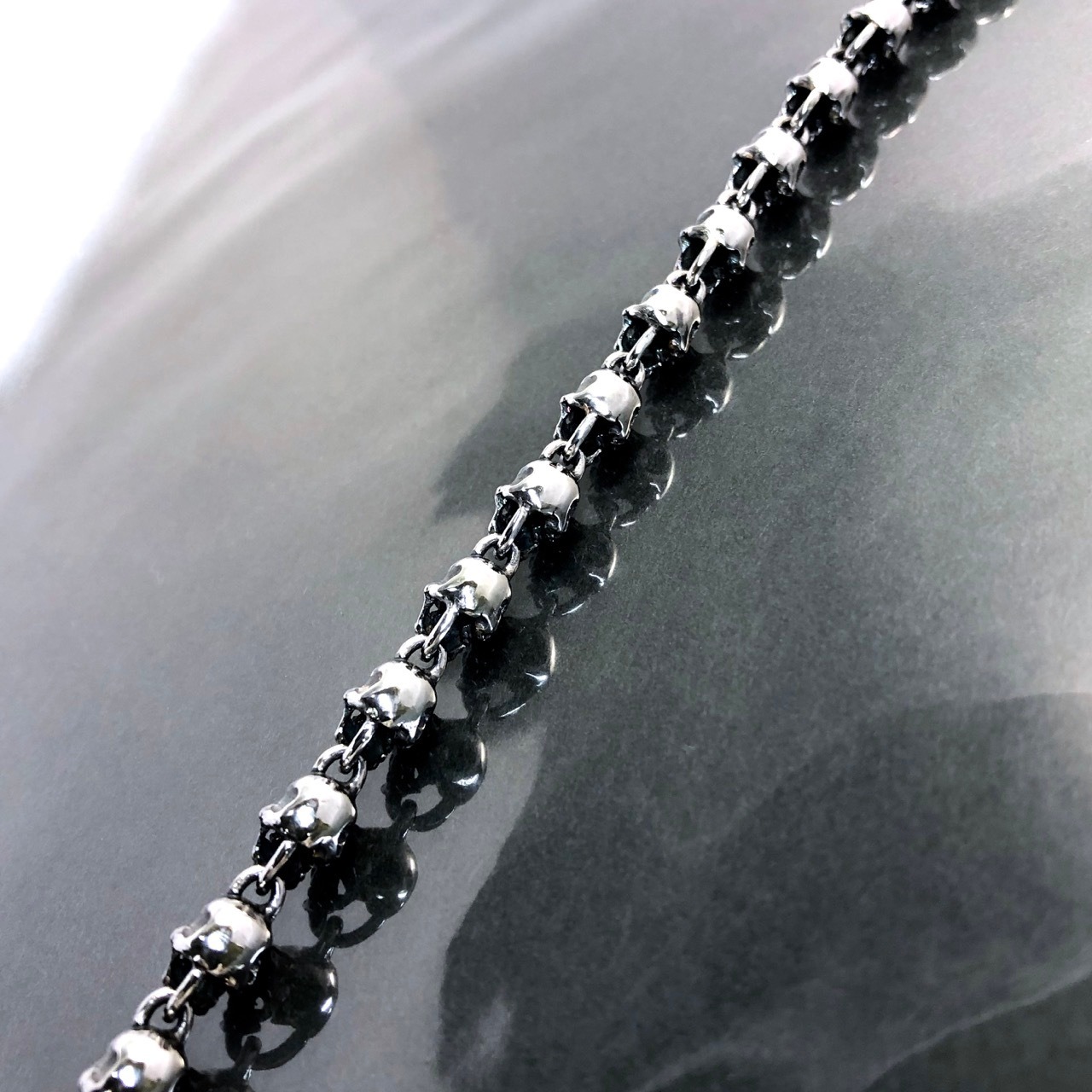 CHAIN BRACELET[SKULL] in collaboration with SUGIZO / チェーンブレスレット スカル・スギゾーコラボレーション