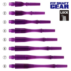 FIT GEAR Hybrid [LOCK] Clear Purple