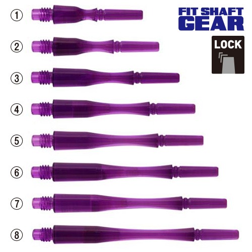 FIT GEAR Hybrid [LOCK] Clear Purple