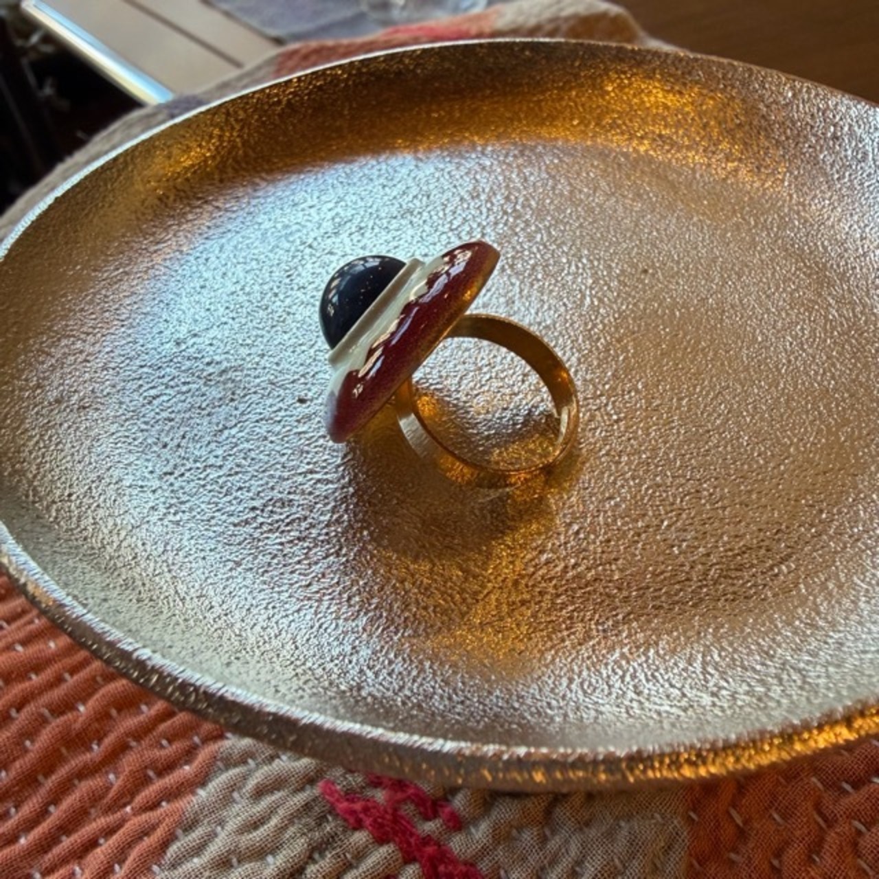TOPANGA Jewelry  FOLK Art Ring Round　フォークアートリング　ラウンド　指輪　リング　フラワー　Ring　
