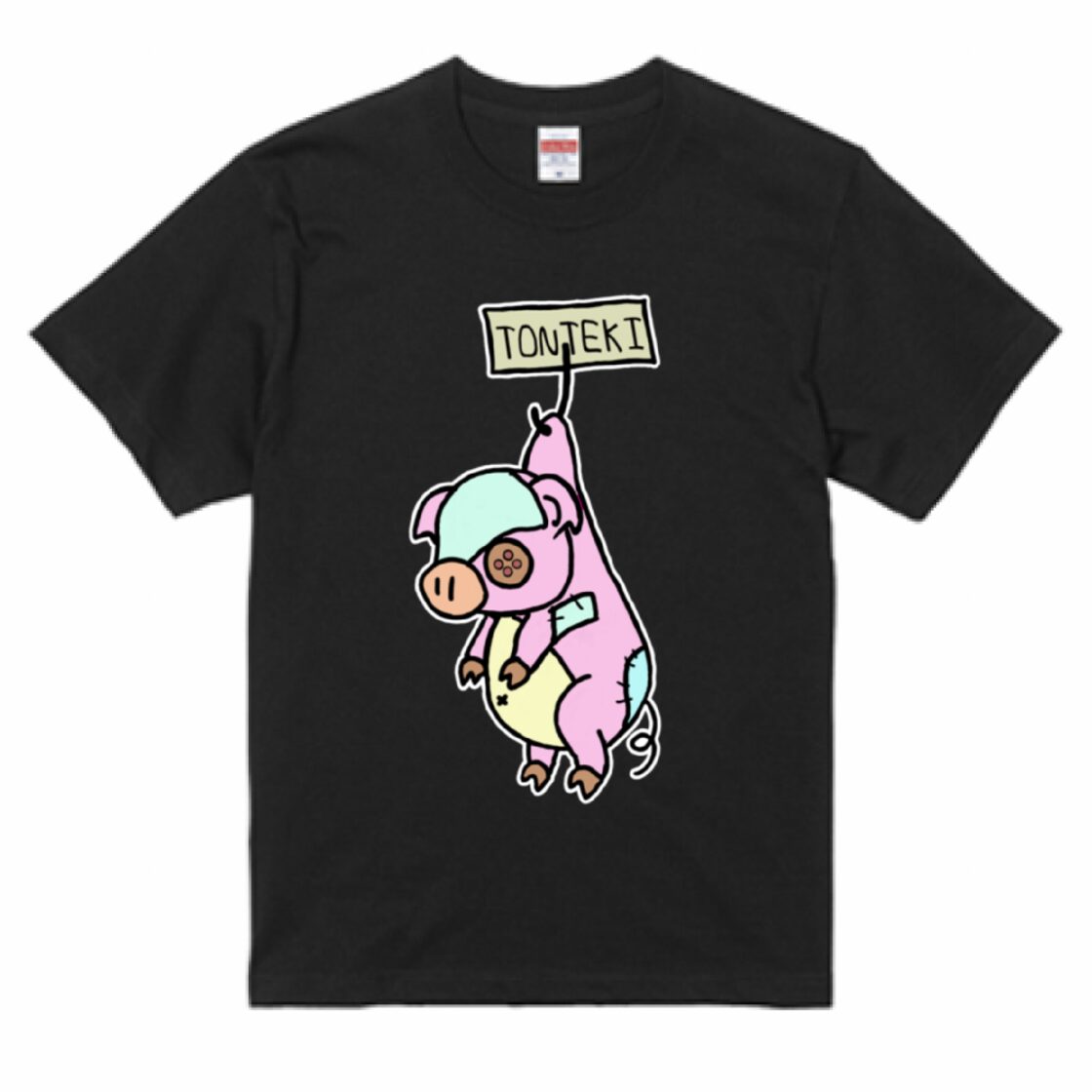 ツギハギぶたさんTシャツ薄め | PAY ID