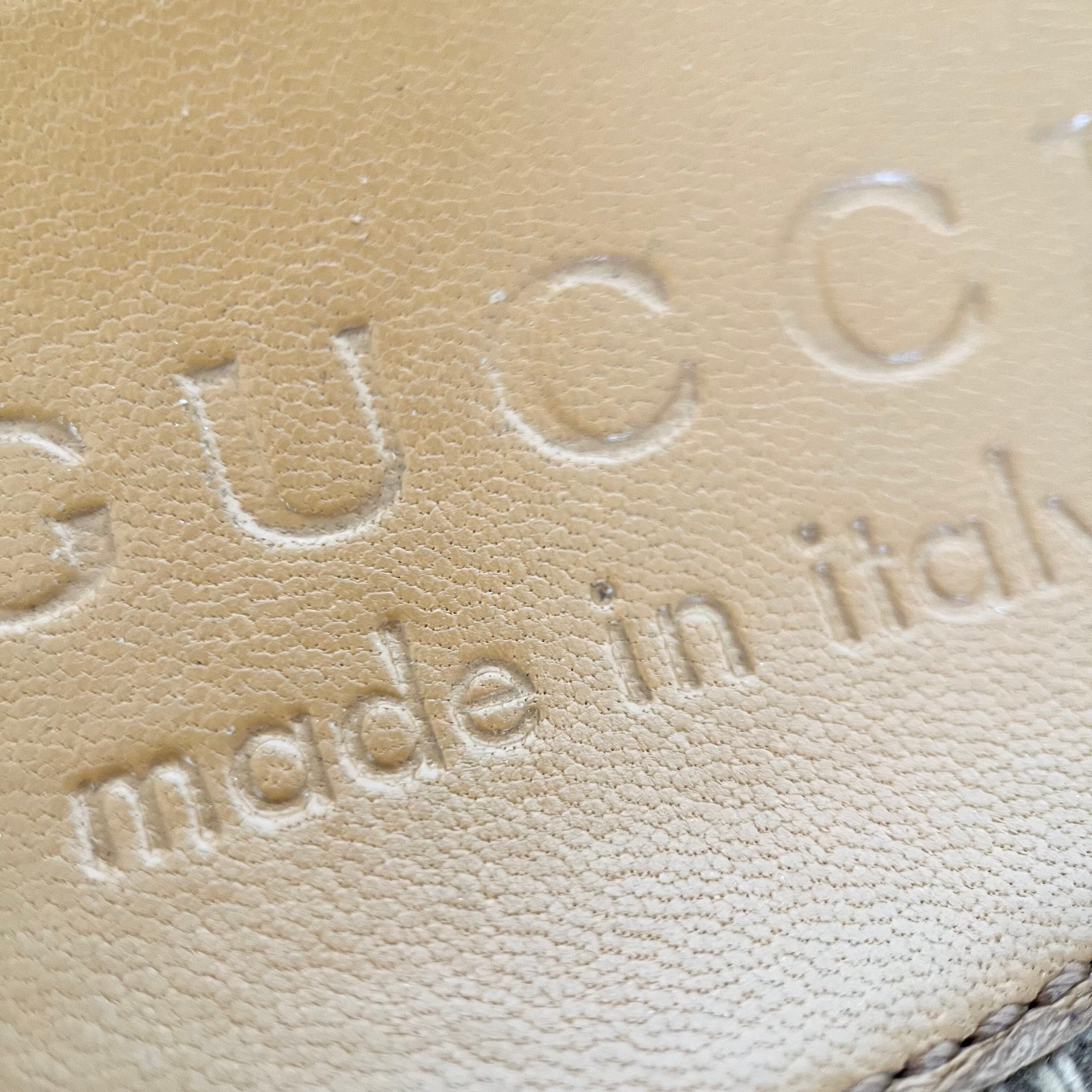 GUCCI グッチ ジャンボGG キャンバス スライド サンダル 7 26cm 624695