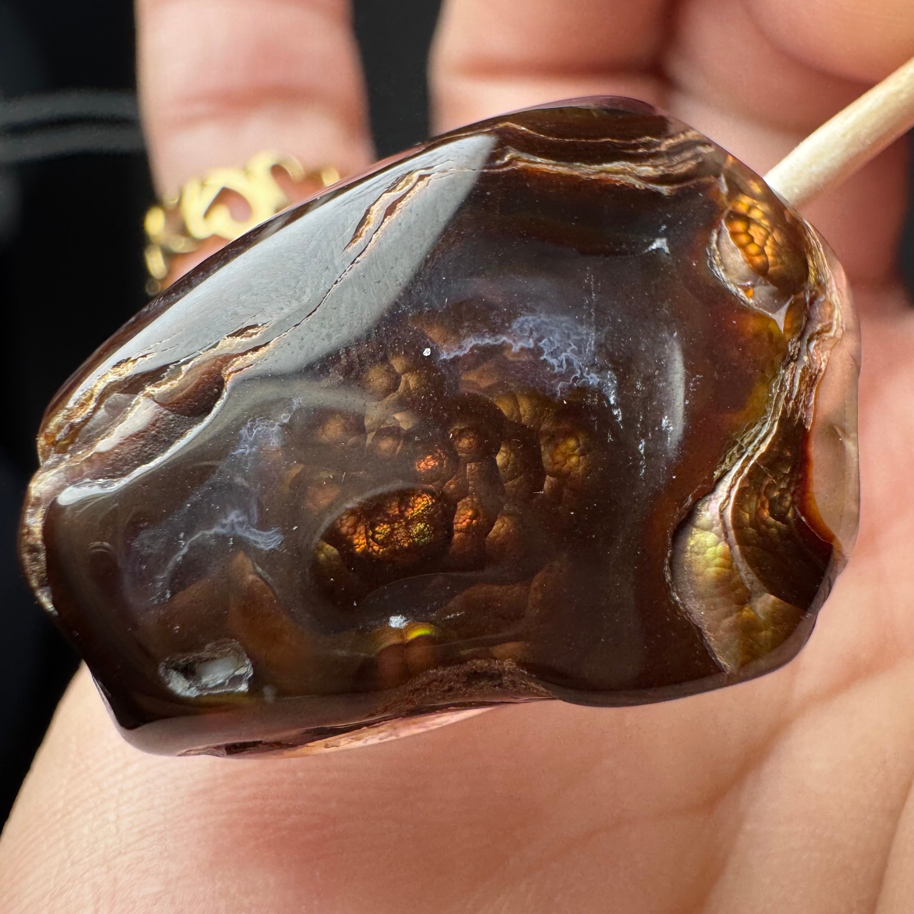 no.1 天然ファイアーアゲート 約29.2x20.9x8.8mm