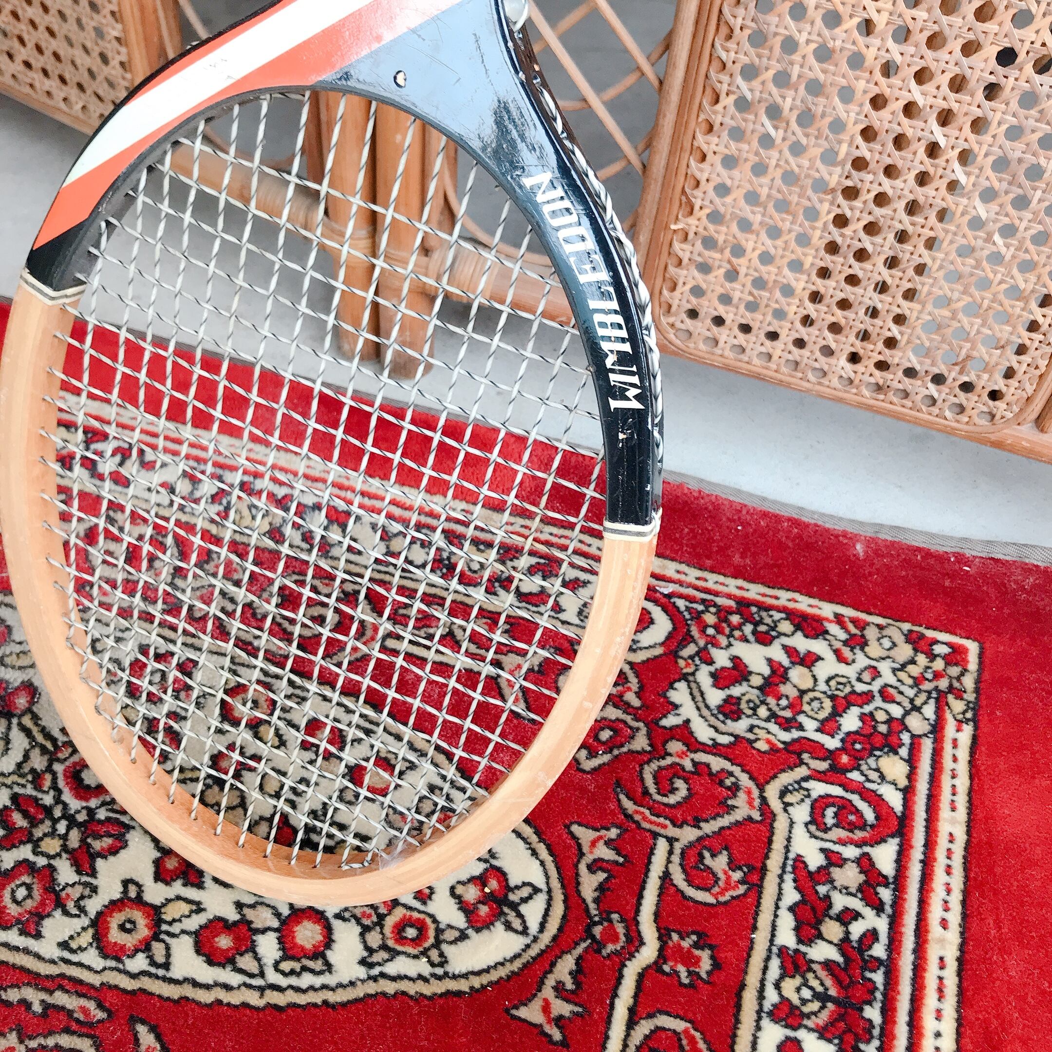 木製 テニスラケット 昭和レトロ ヴィンテージ wimbledon | RETRO