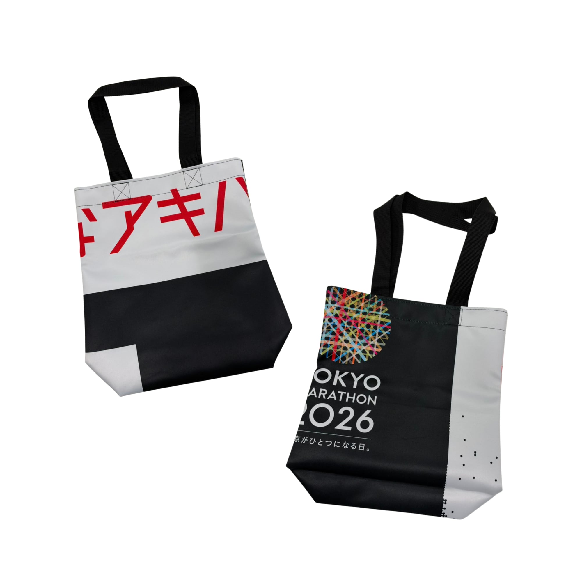 東京マラソン2026フラッグアップサイクルグッズ(トートバッグ・中・秋葉原Ver.)